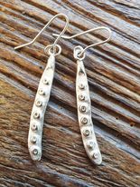 Seed pod earrings