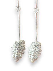 Lavender bud earrings