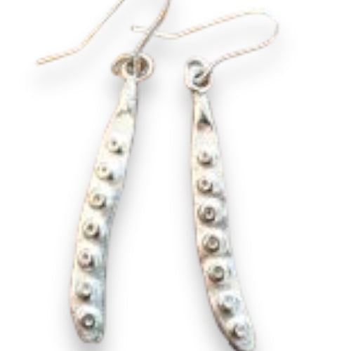 Seed pod earrings